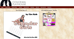 Desktop Screenshot of colonialplayhouse.net